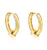 EH1 Gold Hoop with round bead