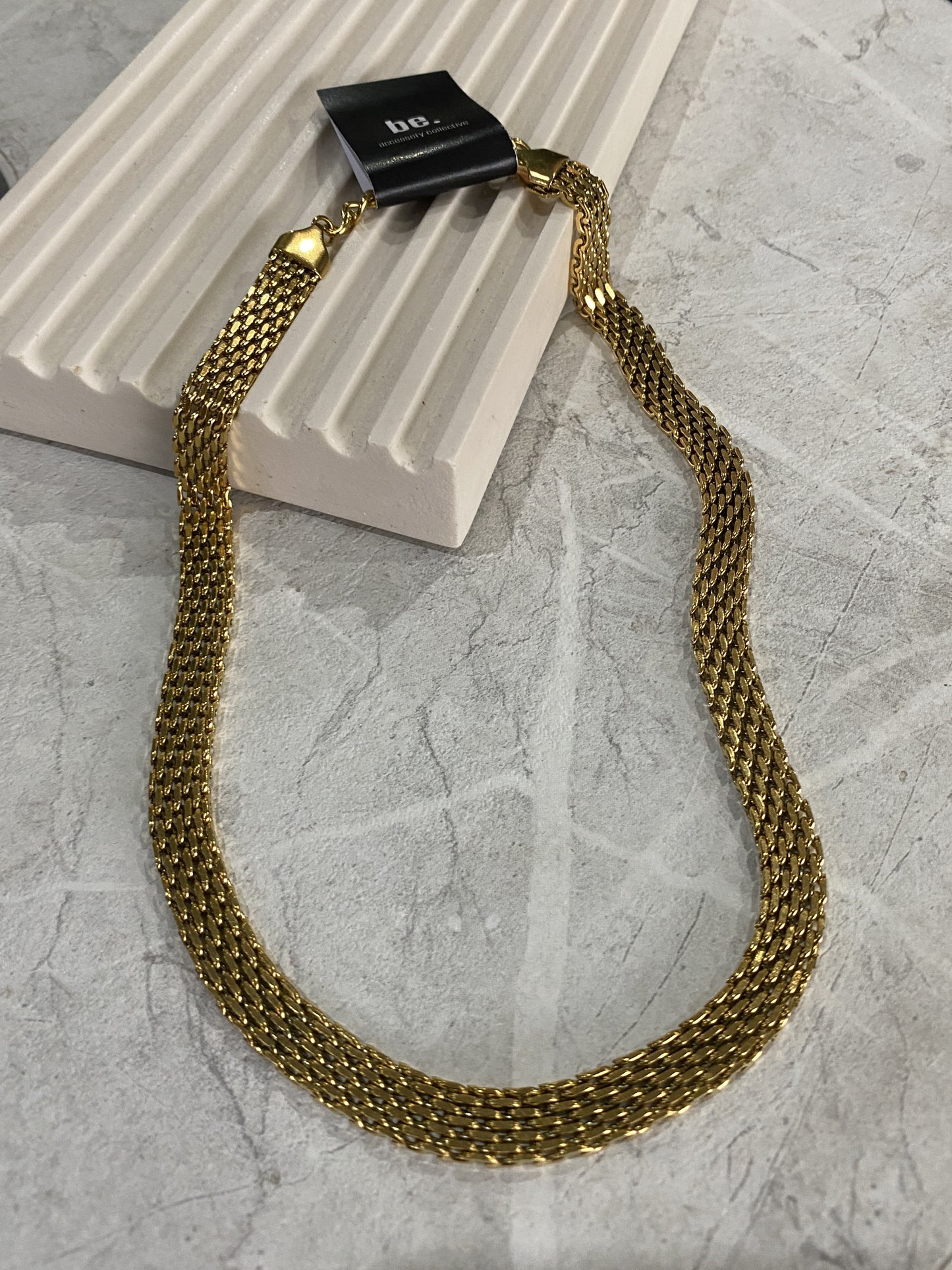 Be Flat Statement Necklace be.N6