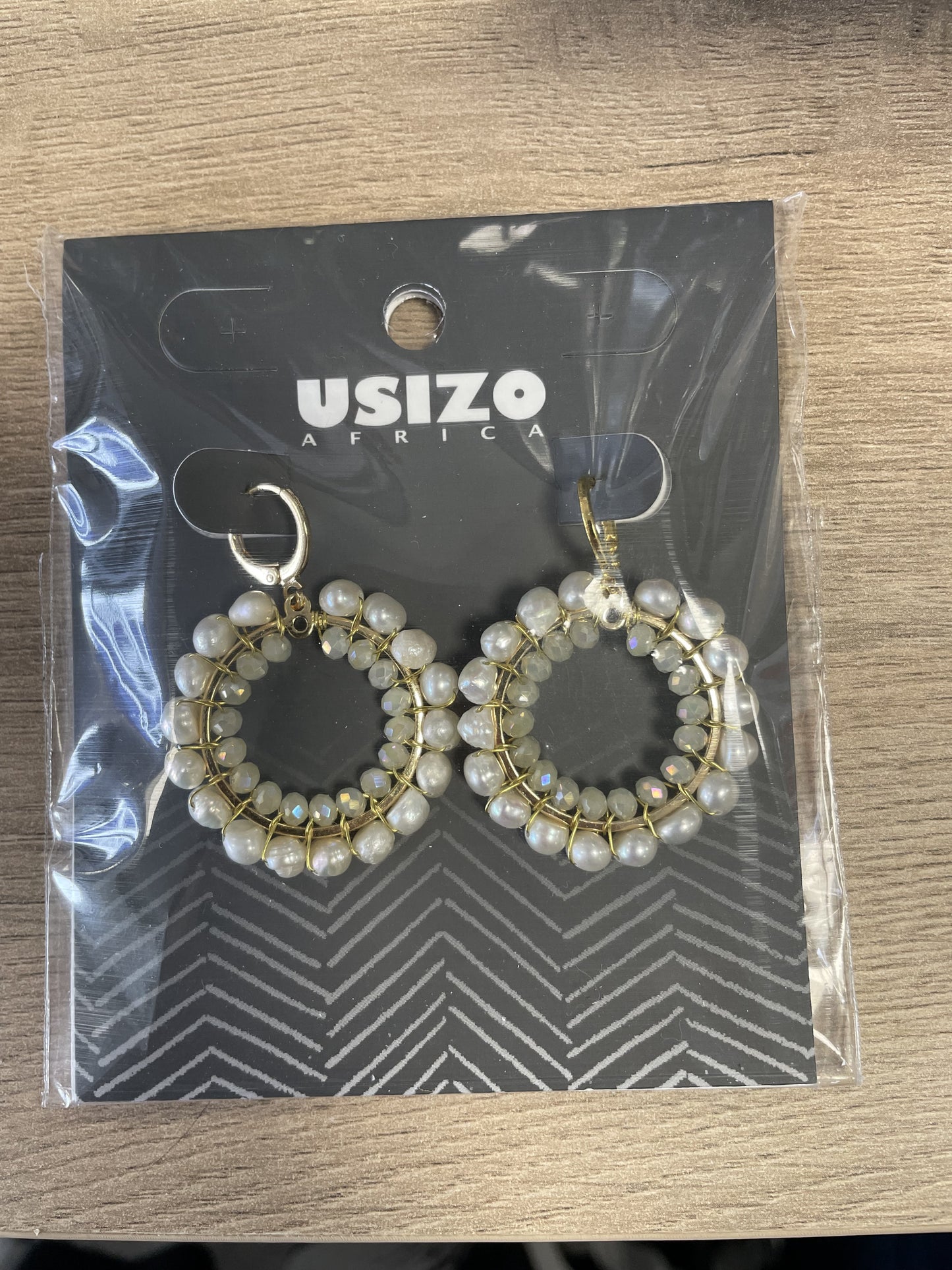 ECP EARRING CIRCLE PEARL