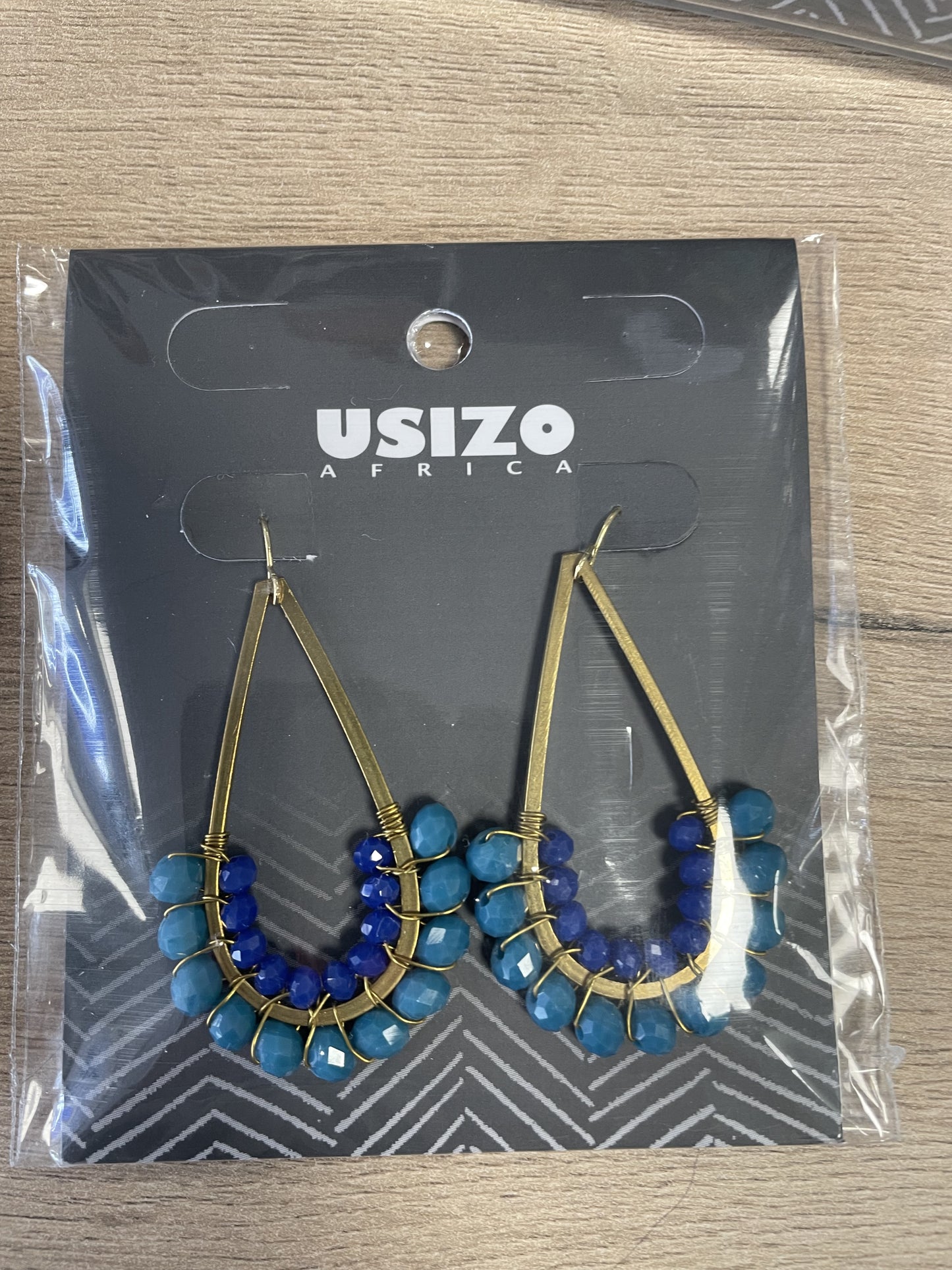 ECTE EARRING DROP ELONG HALF BEAD