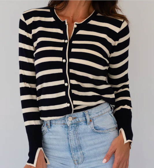 Sam stripe cardigan