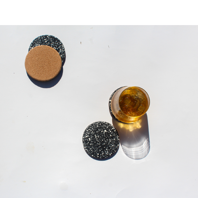 Set of 4 Coasters - Terrazzo