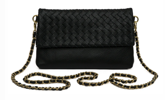 Weaved Mini clutch bag