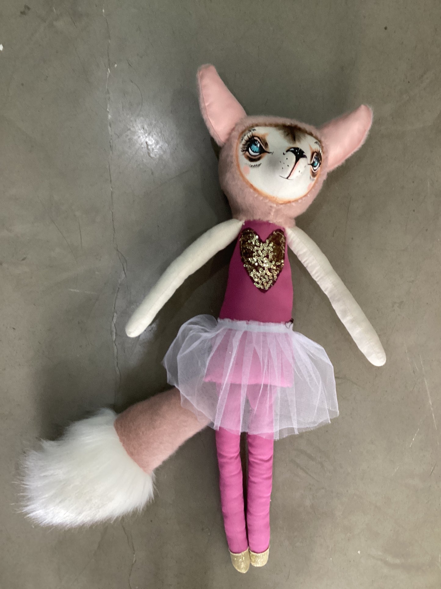 Tall Pink Fox